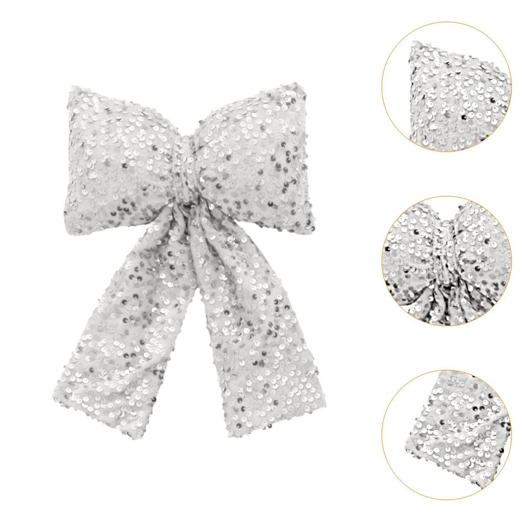 Бантик Рождественская Елка Украшение Венок Бантик Рождественский Декор Товары для рукоделия Для Входной Двери