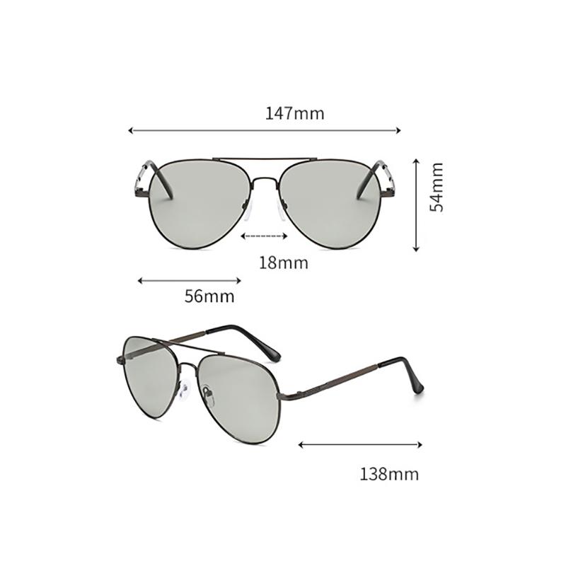 Унисекс Классические поляризованные солнцезащитные очки Солнцезащитные очки, меняющие цвет Солнцезащитные очки «день и ночь» Солнцезащитные очки для вождения со светоотражающими линзами