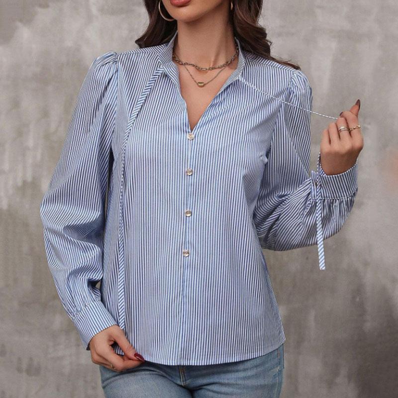 Женский элегантный весенне-летний французский полосатый свитер с длинным рукавом, универсальная блузка, рубашка, топ