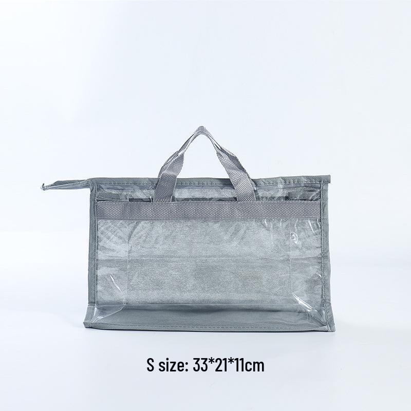 PVC Transparent Dust Cover for Hanging Handbag Storage - Waterproof Leather Bag Protector