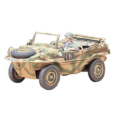 Tamiya 1/35 Военная миниатюра Серия Нет. 224 Немецкий армейский Pkw.K2s Schwimmwagen Тип 166 Пластиковая сборная модель 35224