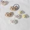 Cute Cartoon Brooch Small Cat Fish And Bee Brooch Backpack Sweater Corsage Badge