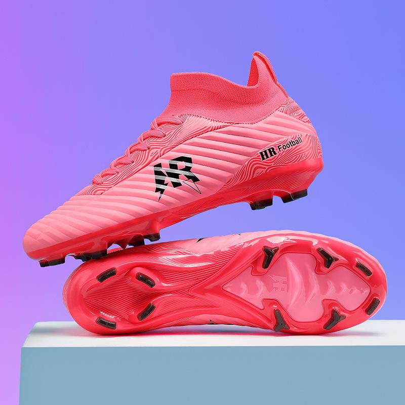 Youth Sports Football Shoes Men'S And Women'S High-Top Hr Football Shoes Match Football Shoes Men'S Training Shoes