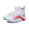 Li Ning Speed 9 Ультраамортизация Скользкие Устойчивые к истиранию Высокие Баскетбольные Кроссовки Мужские Белые ABAT013-2