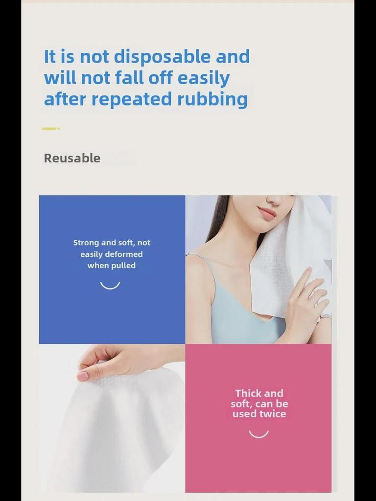 Утолщенные одноразовые хлопковые полотенца для лица для салонов красоты – большой размер для подвешивания и выдвижения