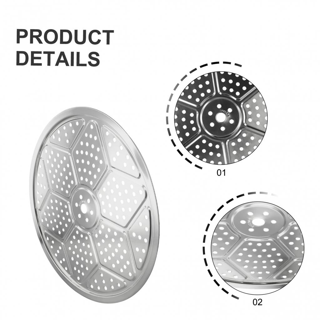Поддон для приготовления на пару, тарелка для приготовления на пару, 15-39 см, 1 шт., нержавеющая сталь 304.