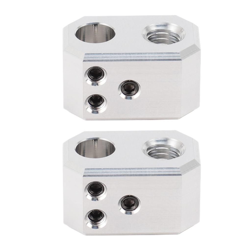 2pcs 3D Printer Hotend Heater Block Professional Aluminum Heater Block for Prusa I3 MK4 for