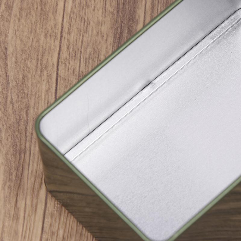 Прямоугольная рождественская жестяная коробка, пустая коробка для печенья, конфет, подарочные коробки для Санта-Клауса, банка для хранения ювелирных изделий, декор для свадебной вечеринки