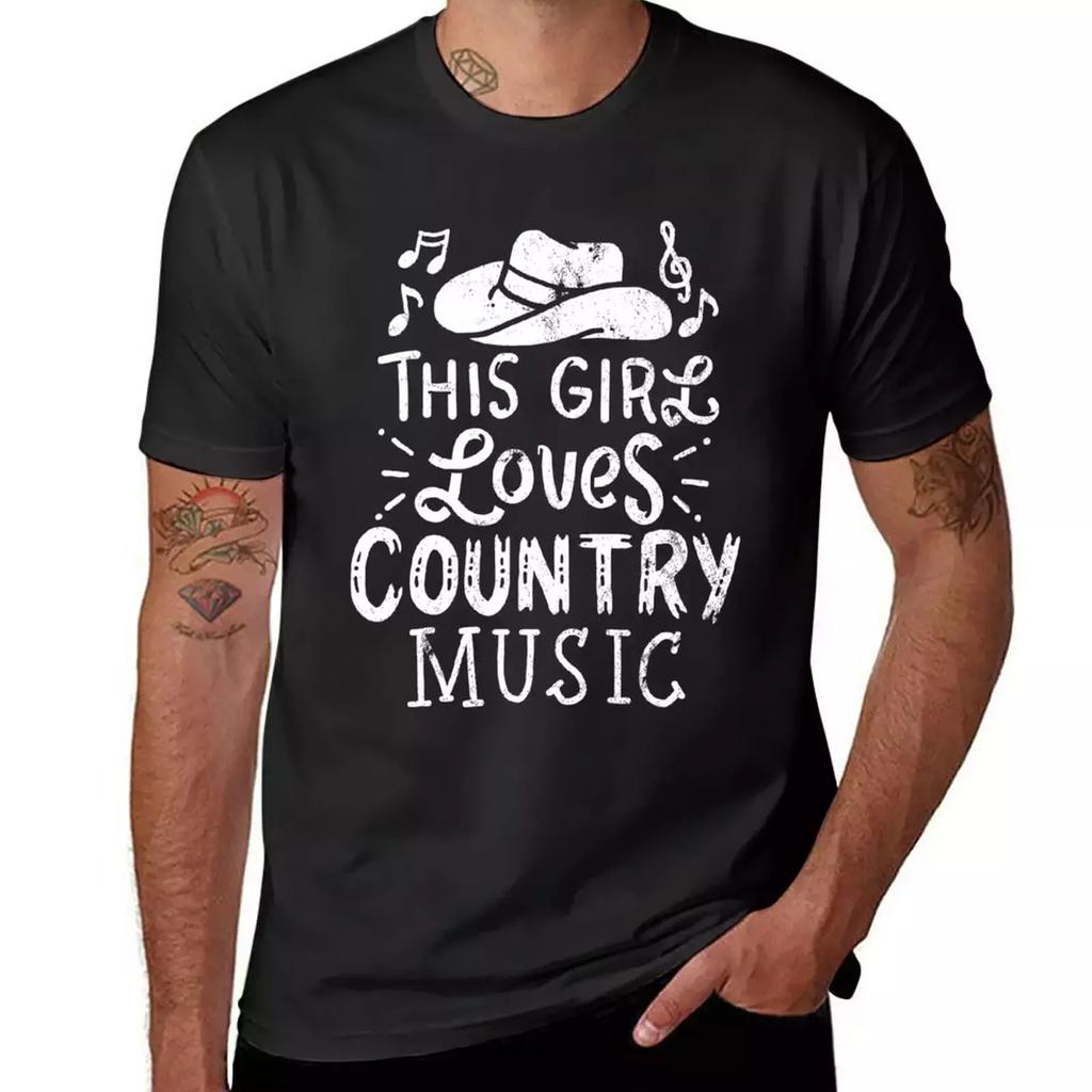 Country Music T-Shirt blacks tees t shirt for men