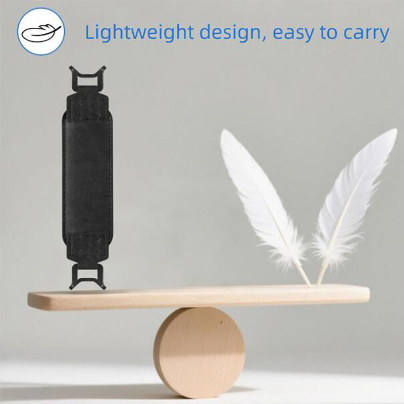 6-7 Inch Tablet Hand Strap Anti-Slip PU Leather Grip Handle with Adjustable Finger Loop for Secure One-Handed Use