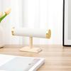 Metal Cover Jewelry Display Rack Solid Wood Watch Holder High Quality Jewelry Organizer