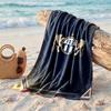 FC Zürich Print Microfiber Beach Towel Quick Dry Absorbent Large Towel For Beach Swimming Travel