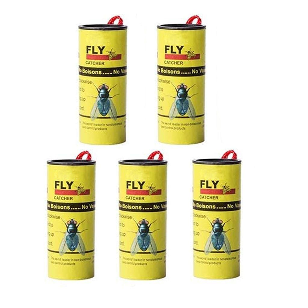 Липкие полоски для ловли мух, бумажная лента для кухонного сада