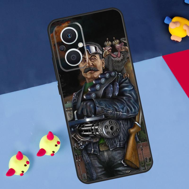 Russian Stalin Ussr For OPPO Reno 12F 13F 14F 11F 10 11 12 13 14 Pro 8T 7 8 Lite OPPO Find X9 X8 X6 X5 Pro Case