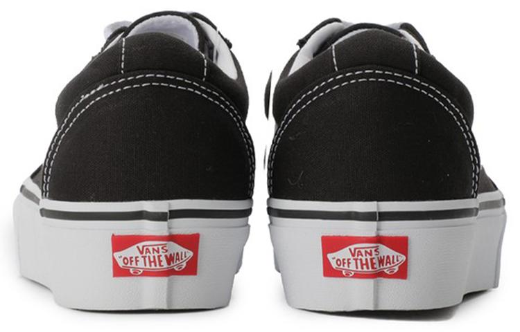 Кроссовки женские Vans на платформе 'Черно-белые' Женские VN0A3TLC187