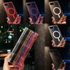 Подходит для Apple 16Promax Антибактериальный Магнитный Чехол для Телефона, IPhone15 Звездное Небо Блеск 13 Защитный Чехол 14