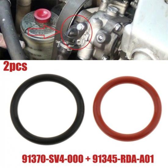 2 x Уплотнительное кольцо насоса гидроусилителя руля для Honda Acura 91345-RDA-A01, 91370-SV4-000