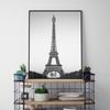 Eiffel Tower Decor Canvas Paintings Poster French Paris Wall Art Prints Black and White Paris Landscape Pictures Wall Decor