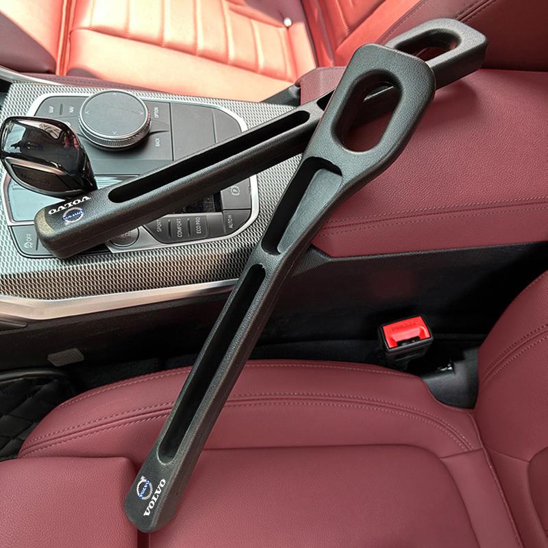 2Pcs Car Seat Gap Filler Auto Seat Gap Plug Strip With For Volvo XC90 V90 V60 XC60 V40 EC40 EX40 S80 S60 S90 C40 XC40 V70 XC70
