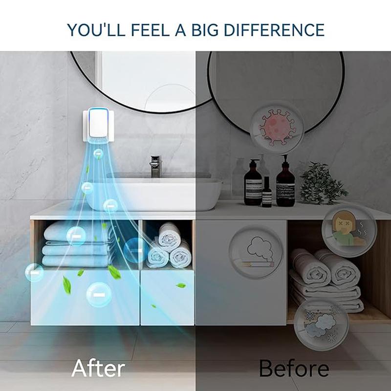 Air Purifier Mini Air Fresheners Deodorizer Negative Air Ionizer Portable Air Cleaner For Home,Office,Pets,Smokers,Toilet (
