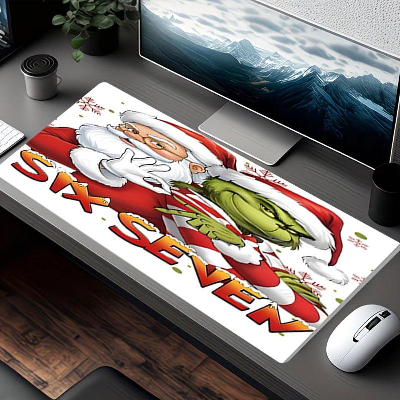 The Grinch Print Mouse Pad, for Keyboard Pad Laptop PC Mat for Office Home Use, Desk Decor, Perfect Birthday Gift for Gamers