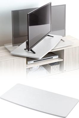 Подставка для телевизора с вращающимся столом, большая ширина 80 см, глубина 40 см, грузоподъемность 20 кг, тонкая деревянная полка с вращением на 360 градусов, столешница, готовое изделие, ручная работа