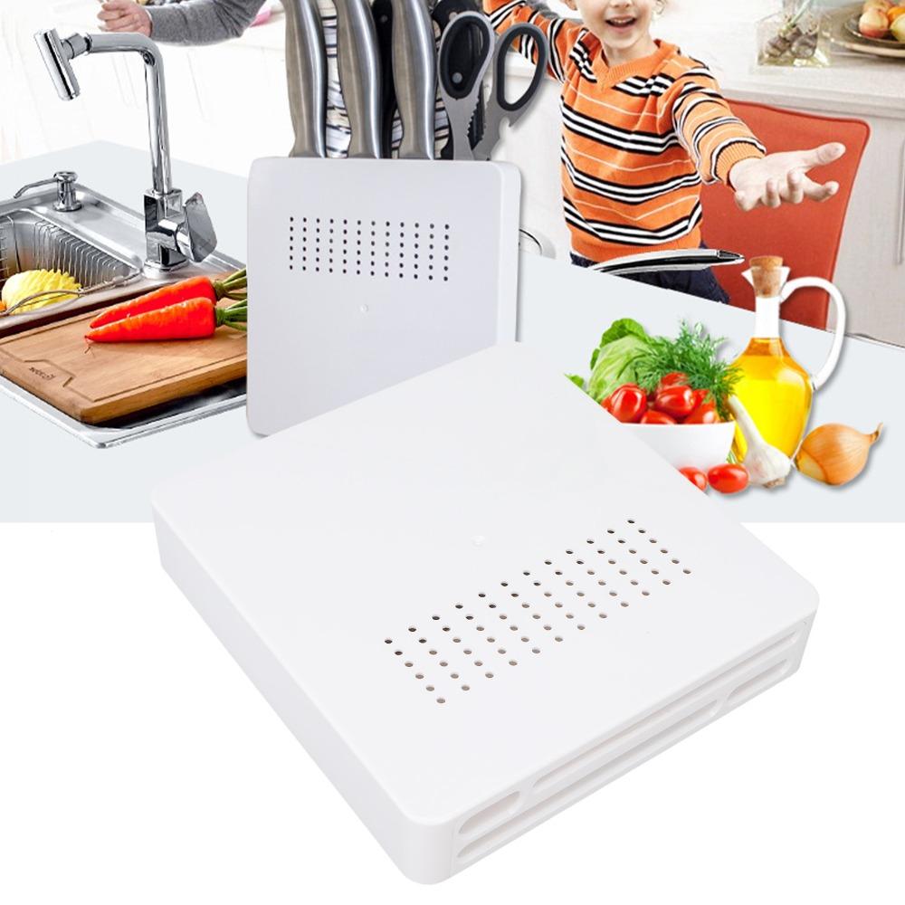 Plastic Knife Rack Wall Mounted Knife Storage Rack Convenient Knife Block For Home Kitchen
