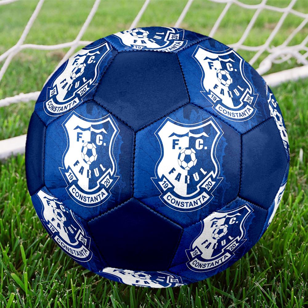 Farul FC Soccer Ball, colorful, suitable for all ages, machine-stitched, PVC material, competition grade, durable and high bounce