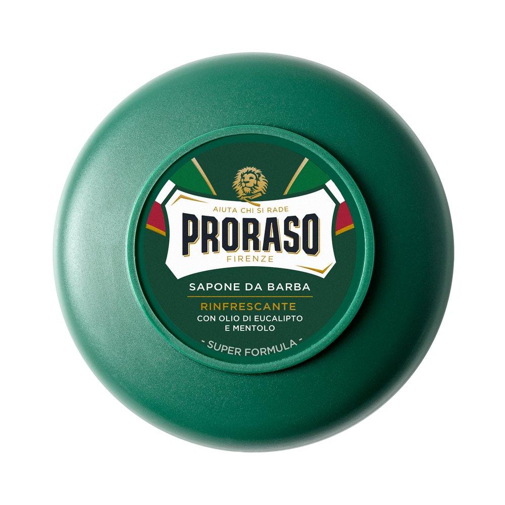 [PRORASO Korea] Баночка для мыла для бритья Refresh Eucalyptus 150 мл