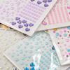 Crystal Rhinestones Face Tattoo Stickers DIY Disposable Diamond Face Makeup Decoration Acrylic Sticker Drill Phone Eyes Sticker