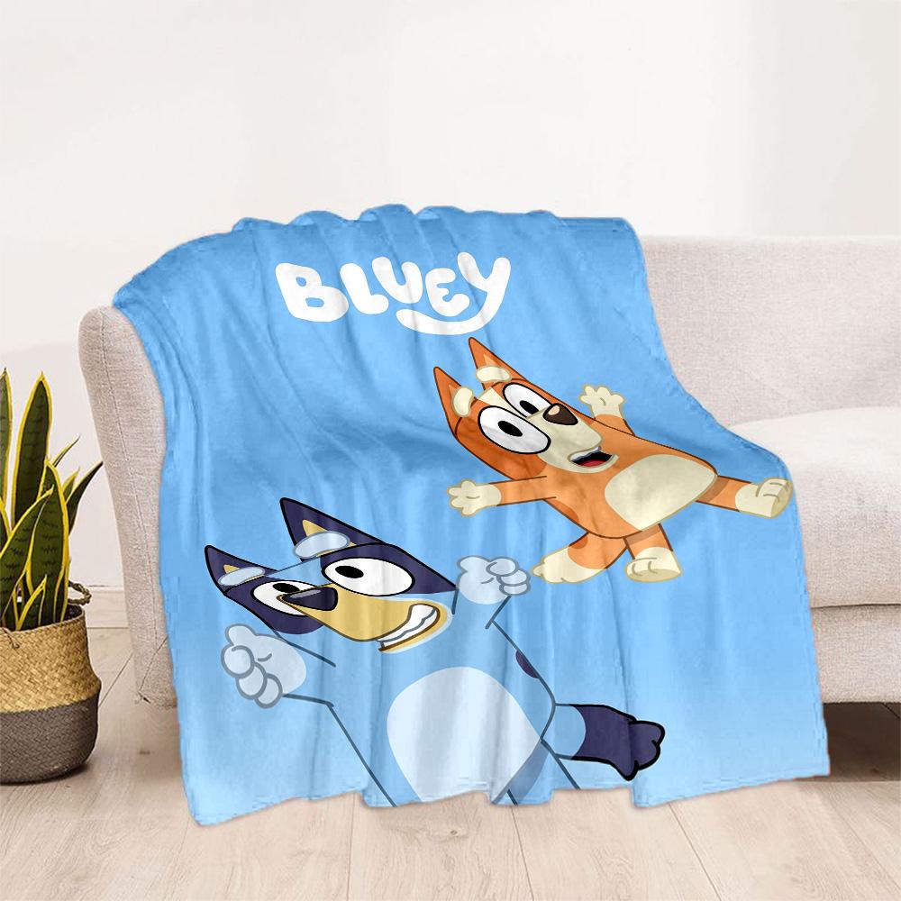 Bluey Friends Adventure Blanket Ultra-Soft Perfect for Office Chair Couch Chair for All Seasons Warmthful Decor Gift for Travel Home Birthdays