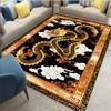 Golden Dragon Element Living Room Carpet Chinese Style Large Size Home Rug Room Decor Luxury Style Carpet Non-slip Mat for Hotel