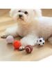 Pet InteractiveToys Basketball Soccer Rugby Tennis Latex Throwing Bite Resistant Sound Relief Dog Toys Pet Accessories Wholesale
