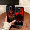Классическая игровая чехол-бампер D-Diablo для телефона iPhone 11 12 13 16 15 17 14 Pro Max Мягкий силиконовый чехол Funda