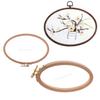 Oval Beech Embroidery Hoop Sewing Accessory Tapestry Ring Cross Stitch Frame for Handmade Crafts