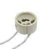 5Pcs/Lot Gu10 Lamp Base Ceramic Light Holder Socket Connector Adapter Wire For Led Bulb Stand Chandelier Halogen Leds Accessory