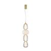 Lampa Wisząca Eris Led Piaskowany Złoty Z Połyskiem Italux Pnd-98374-32W-Gd
