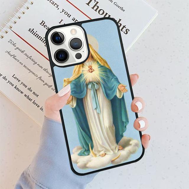 Virgin Mary of Hope Catholic Religious Phone Case For iPhone 17 Air 16 pro max 15 14 plus 12 13 Shell Cover coque