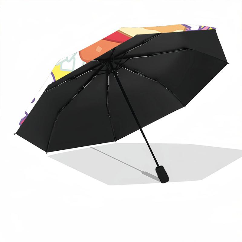 1pc Hello Kitty & Friends Automatic Opening/Closing Umbrella with Foldable Design, Iron Frame, Outdoor Use, Festival Gift, Suitable for Fans, Travel,