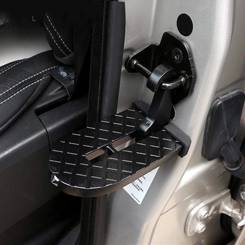 Подножка для багажника на крышу автомобиля Подножка для двери автомобиля Крючок-защелка Вспомогательная педаль Многофункциональный молоток безопасности Складная подножка для двери Легкий доступ на крышу