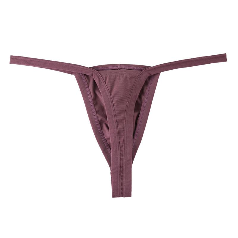 Стильные однотонные мужские стринги, очень мягкие, G-стринг, легкие, идеально подходят для повседневного нижнего белья