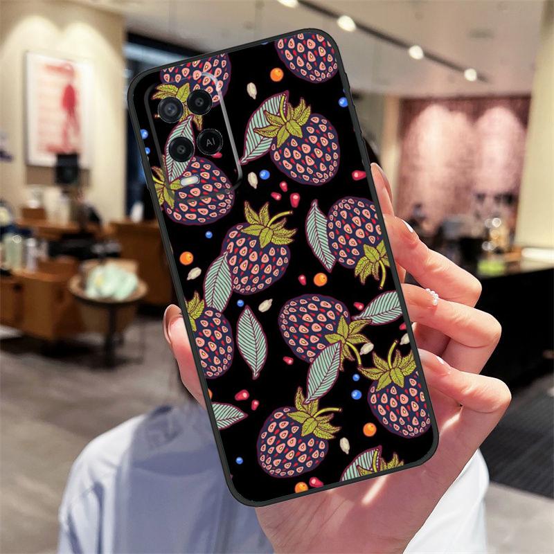 Фруктовый чехол Авокадо Груша Папайя для Oppo A94 A54 A40 A60 A80 A98 A78 A18 A38 A58 A16 A76 A96 A17 A77 A74 A57S A15