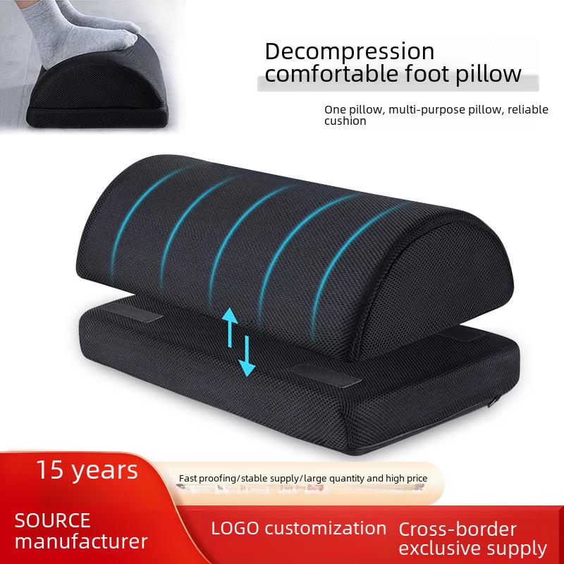 Comfortable PU Foam Foot Pillow: Slow Rebound Knee Support for Home or Office