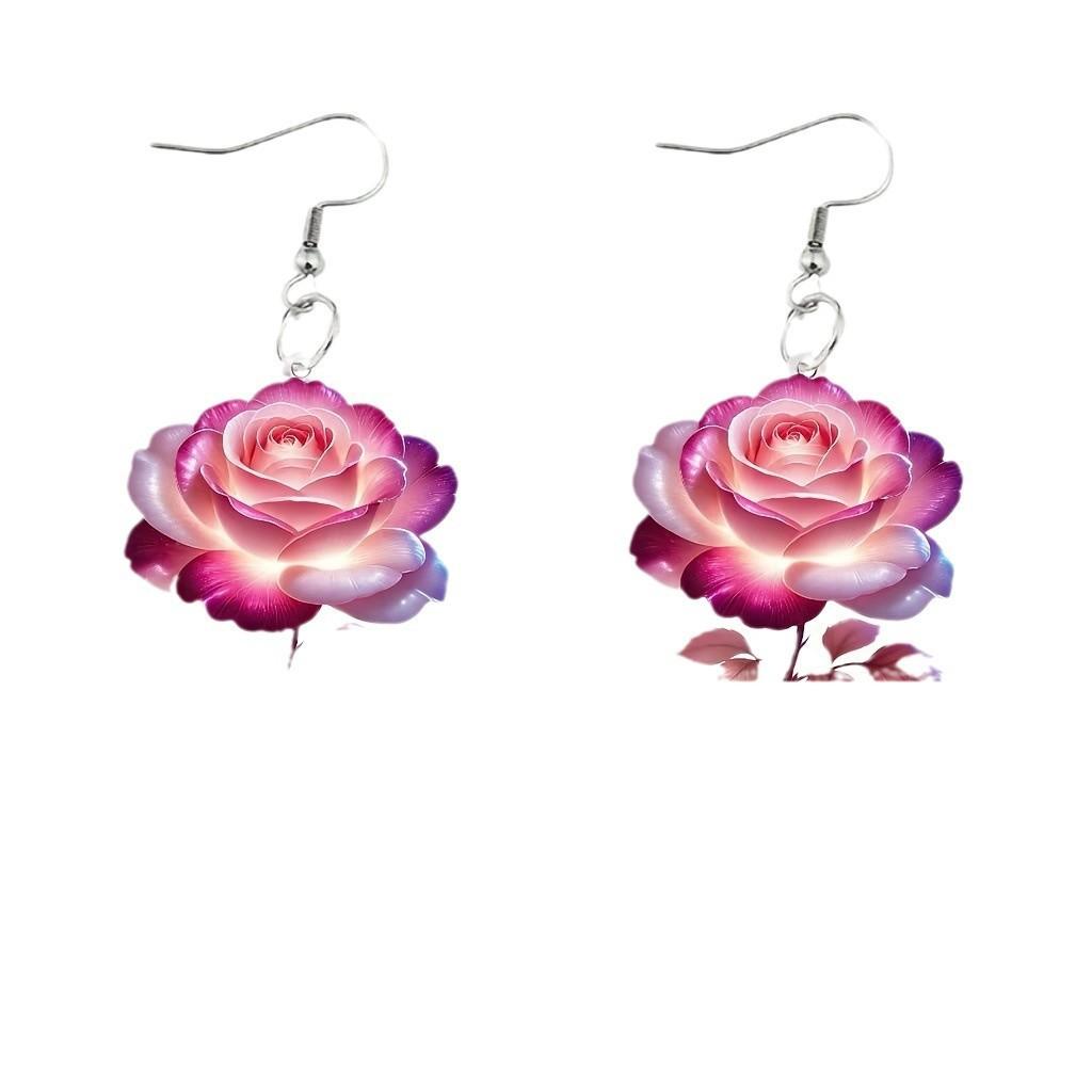 Vintage Rose Earrings