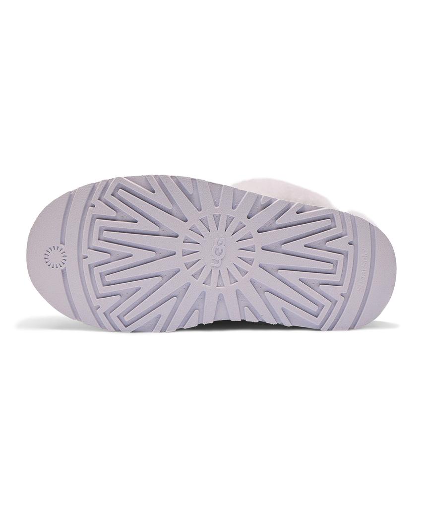 Ugg [Women] Fur Collar Platform Sandals (Disquette) - Lavender Fog / 1122550Lrfg
