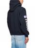 RHUDE Унисекс Свободная стираная велюровая толстовка в американском гоночном стиле