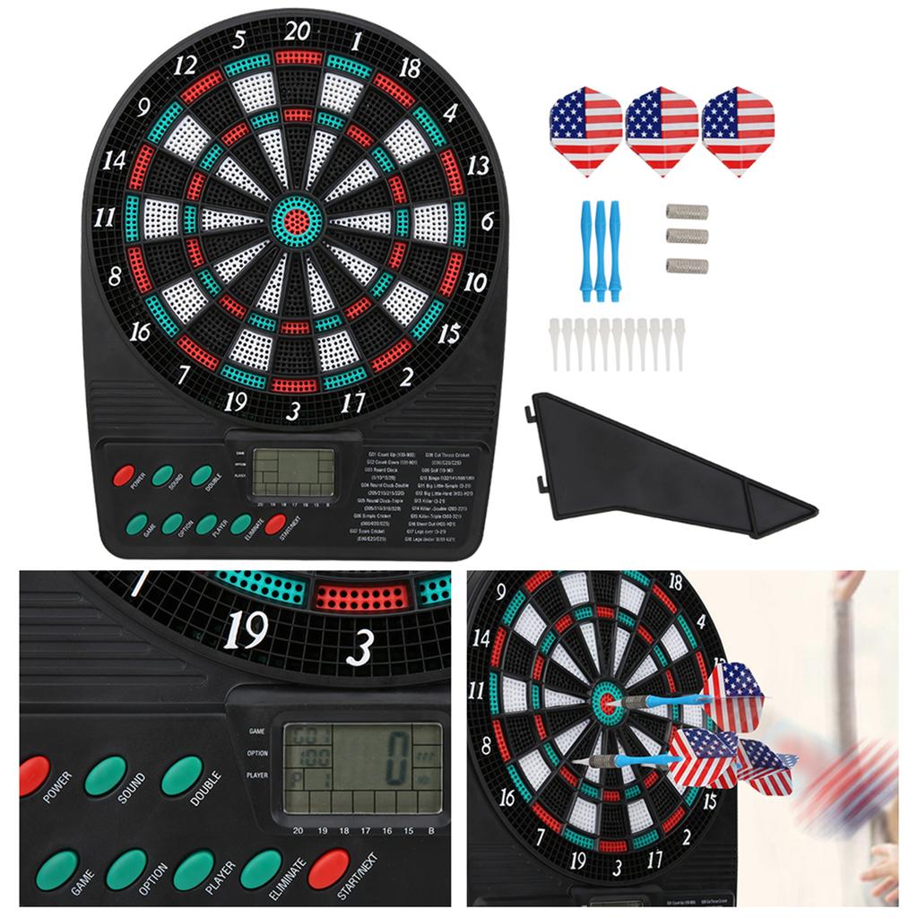Electronic Dart Automatic Scoring Soft Dart Board Set Family Leisure Target Entertainment