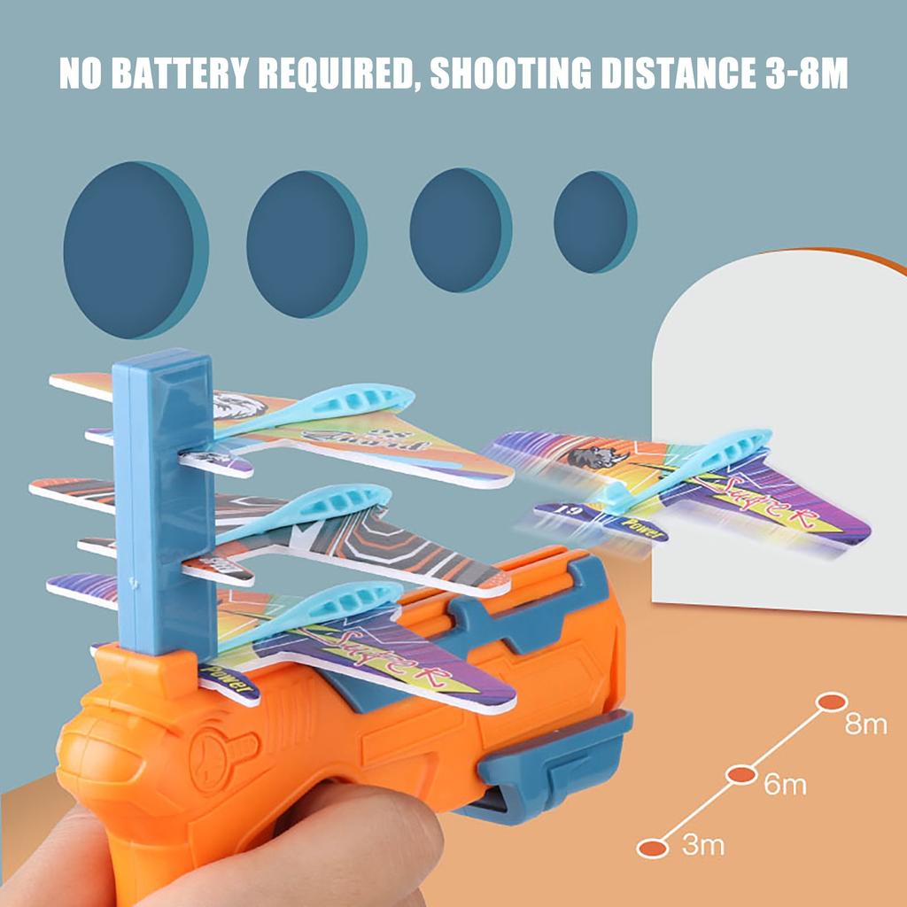 Самолет Пусковая установка Bubble Catapult Самолет Игрушка Самолет Игрушки для детей Самолет Катапульта Игровые игрушки Спортивные игрушки для детей Лучший подарок