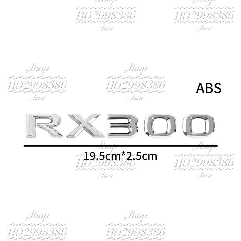 QMV5 Suitable for RX300, RX350, RX500h, RX450h, RX270, RX200t Lexus tail emblem decorative metal letter stickers