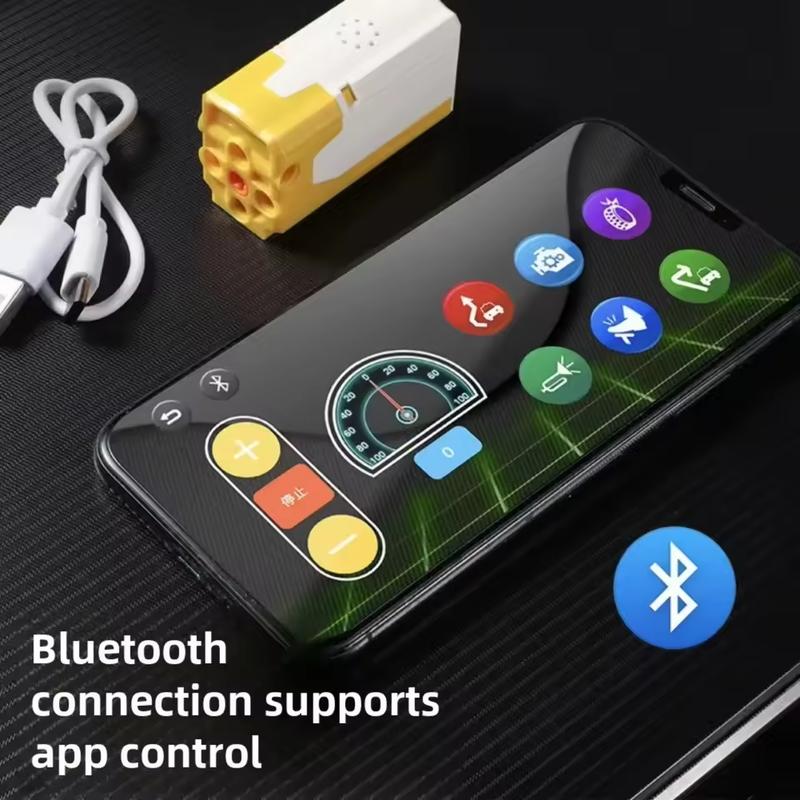 Rechargeable M L Motor Building Blocks Dynamic Power Kit Lithium Battery APP Control Assembly System Model Components